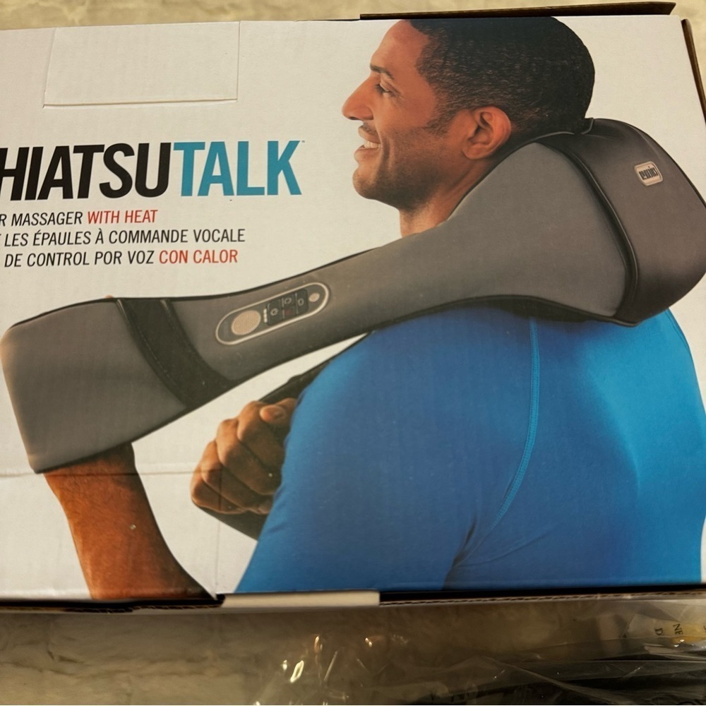 Homedics Cordless ShiatsuTalk VOICE CONTROLLED NECK SHOULDER MASSAGER WITH HEAT - Picture 11 of 11